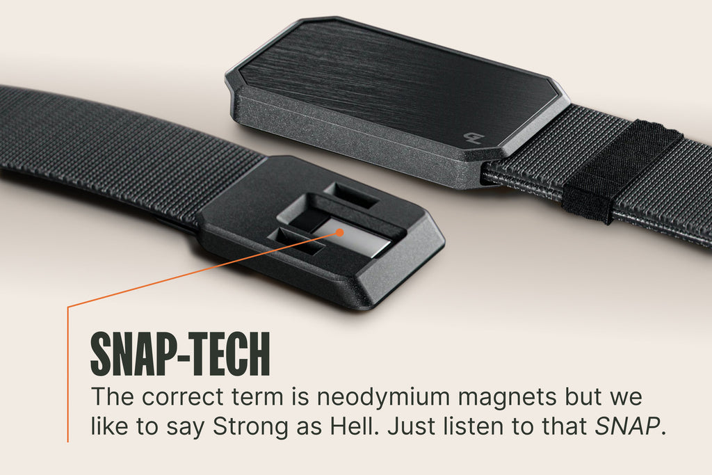Groove Belt Gun Metal/Black